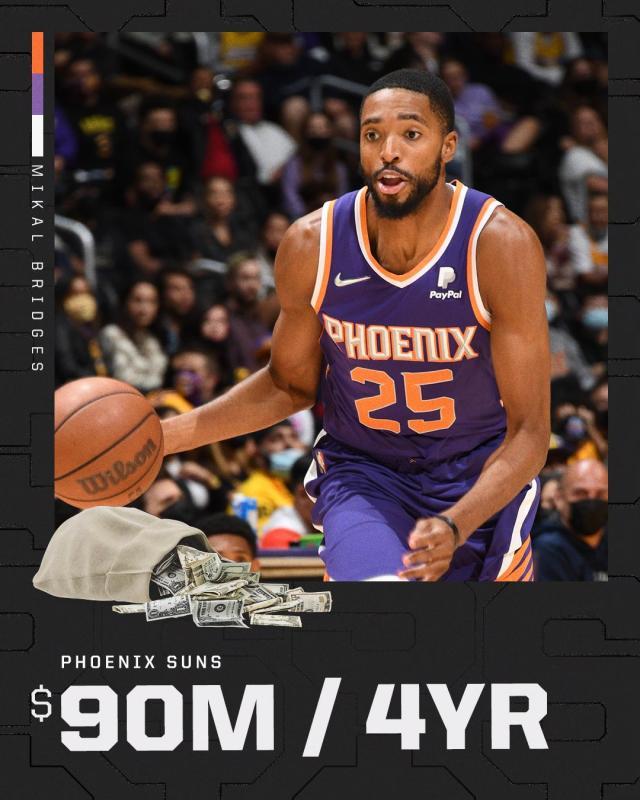 爱游戏游戏平台-4年9000万!太阳提前续约布里奇斯 艾顿仍在谈判